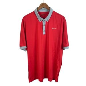 PO673 Men’s Nike Golf Dri Fit Tour Performance Stretch Polo Shirt XL